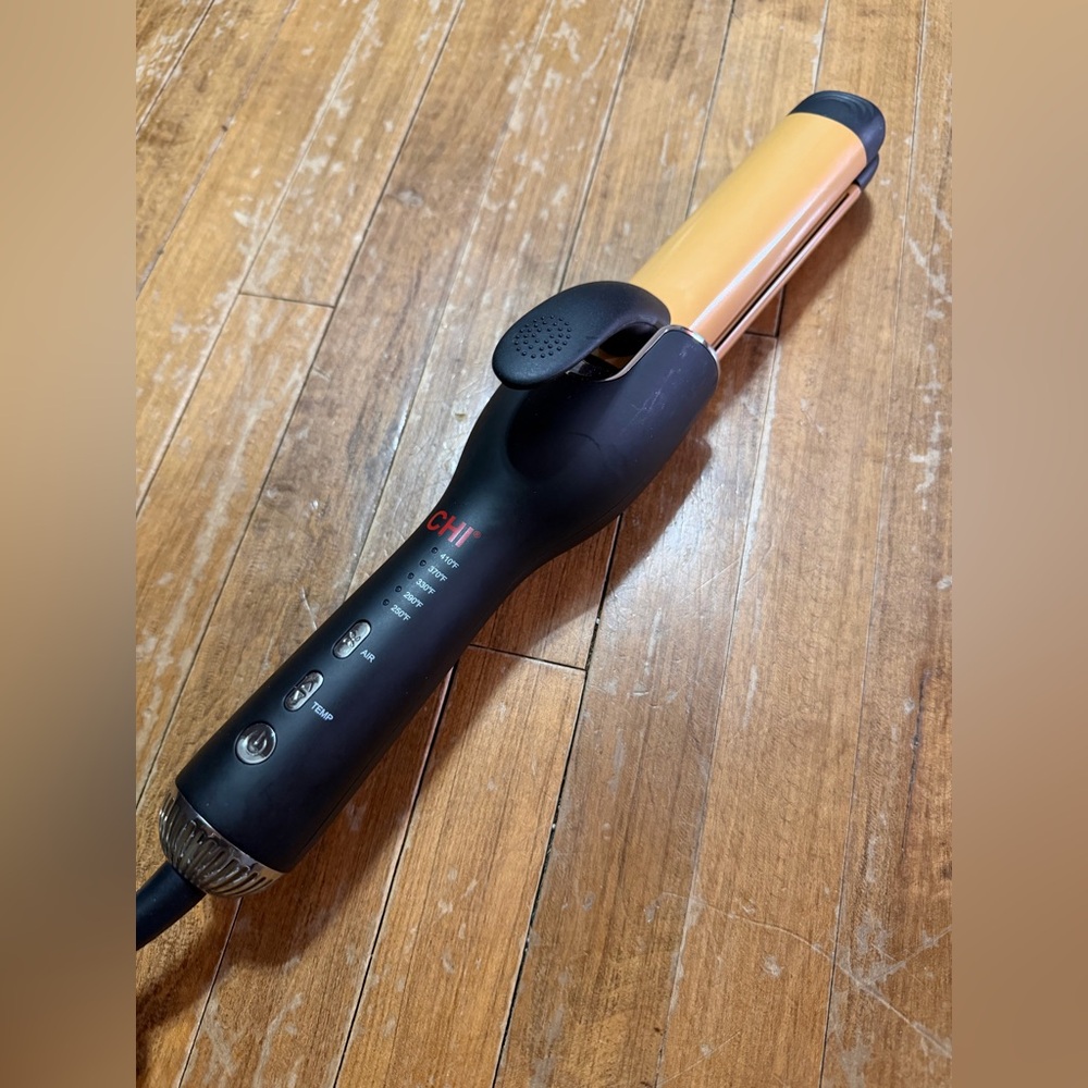 CHI Air Setter 2-in-1 Flat Iron and Curler Gold And Black Hair Tool Ceramic - Picture 8 of 12